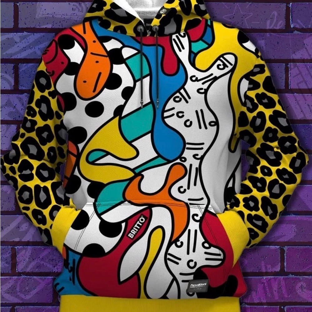 Britto Multicolor Bomber Jacket